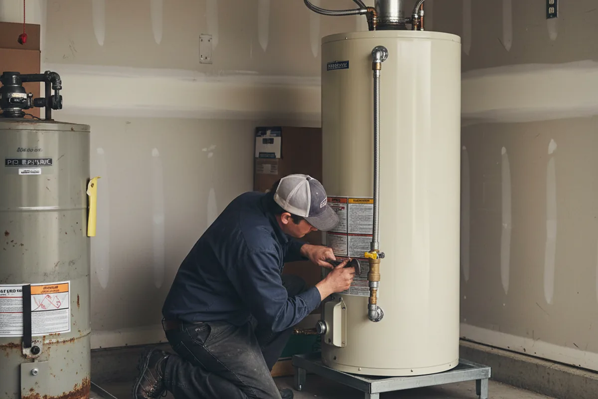Water heater and shutoff valve replacement in Little Ferry